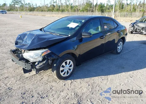 2015 Toyota Corolla L z USA, uszkodzony, nr VIN 2T1BURHE3FC273093